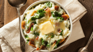 Colcannon, a traditional irish dish