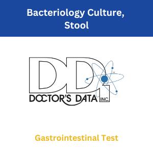 Walk-in-lab Lab Test: Bacteriology Culture, Stool - Doctor's Data Kit