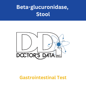 Walk-in-lab Lab Test: Beta-glucuronidase, Stool-Doctor's Data Test Kit