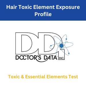 Walk-in-lab Lab Test: Hair Toxic Element Exposure Profile- Doctor's Data Test Kit