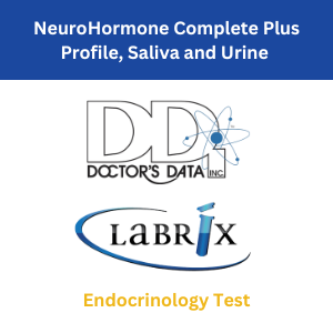 Walk-in-lab Lab Test: NeuroHormone Complete Plus Profile, Saliva and Urine - Doctor's Data Kit