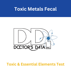 Walk-in-lab Lab Test: Toxic Metals Fecal Kit - Doctor's Data Test Kit