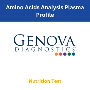 Walk-in-lab Lab Test: Amino Acids Analysis Plasma Profile - Genova Test Kit