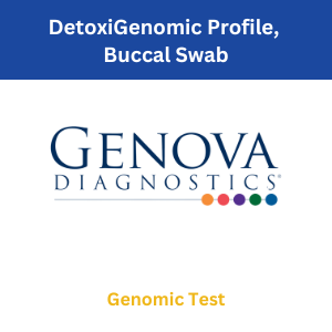 Walk-in-lab Lab Test: DetoxiGenomic Profile, Buccal Swab - Genova Test Kit