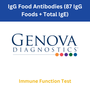 Walk-in-lab Lab Test: IgG Food Antibodies (87 IgG Foods + Total IgE) - Genova Test Kit