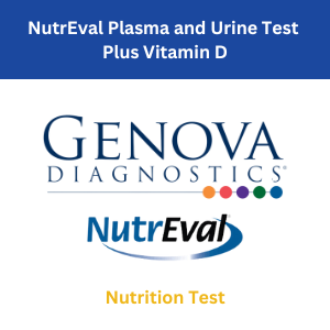 Walk-in-lab Lab Test: NutrEval Plasma and Urine Test Plus Vitamin D - Genova Test Kit