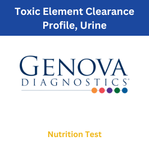 Walk-in-lab Lab Test: Toxic Element Clearance Profile, Urine - Genova Test Kit